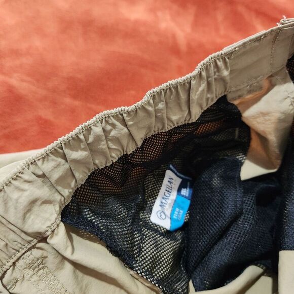 Magellan Convertible Pants Men 2XL Khaki Color Cargo Fishing Water Repellent - Picture 10 of 10